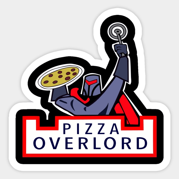 Pizza Overlord Sticker by Teen Chic